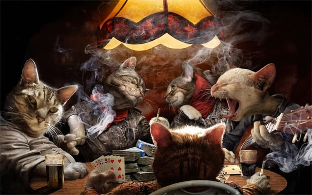Large Cat Wall Art