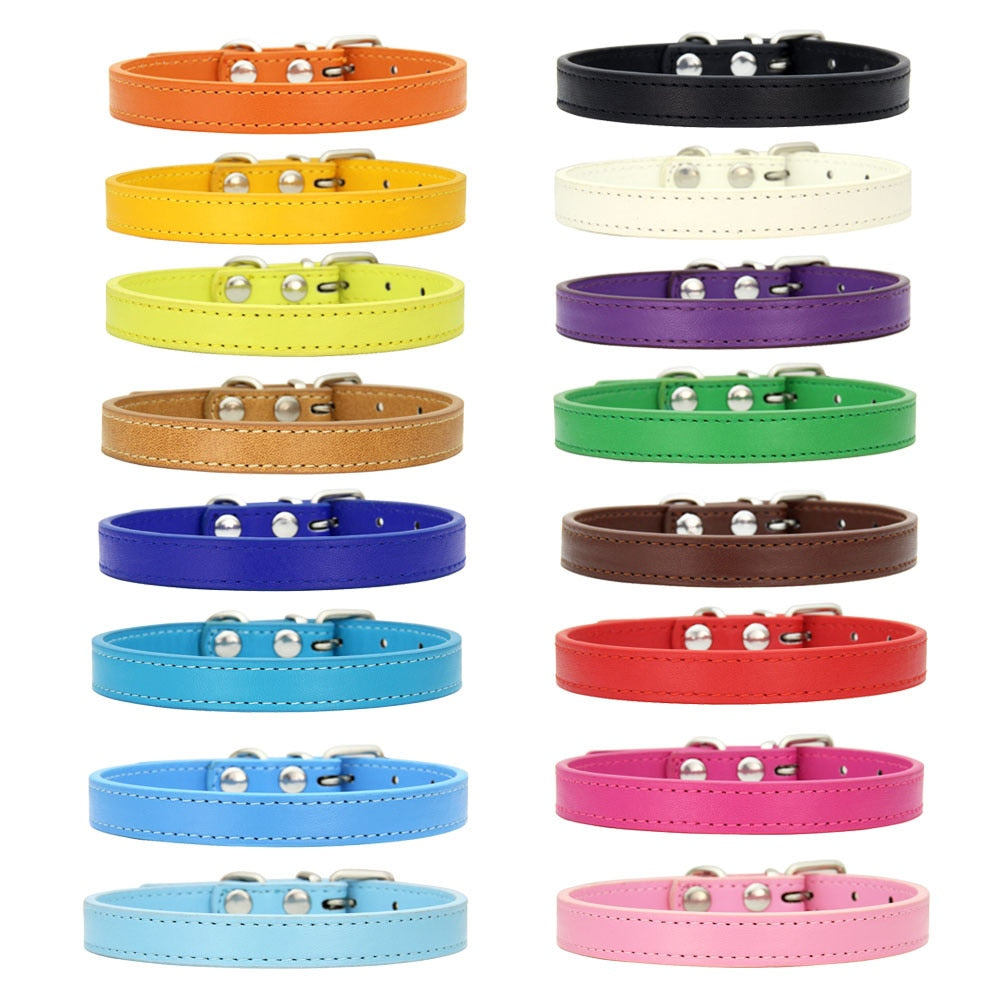 Leather Cat Collars