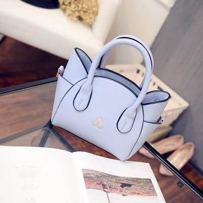 Leather Cat Handbag