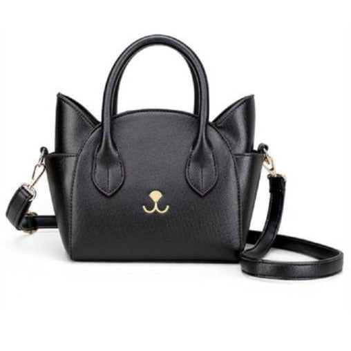 Leather Cat Handbag