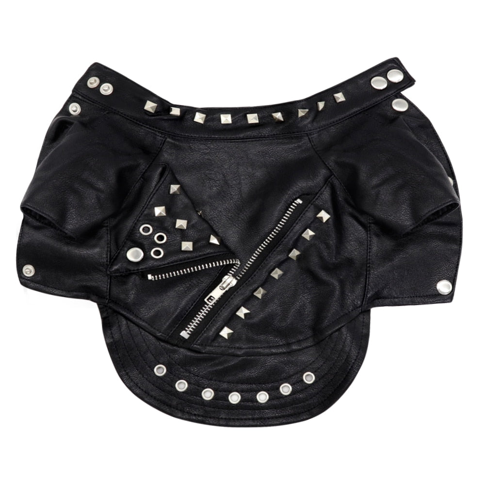 Leather Jacket Clothes for Cat