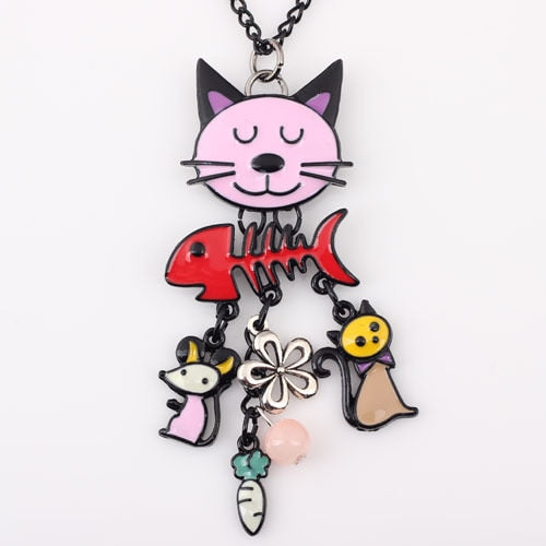 Lenora Dame Cat Necklace