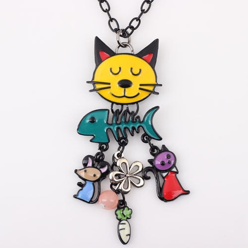 Lenora Dame Cat Necklace