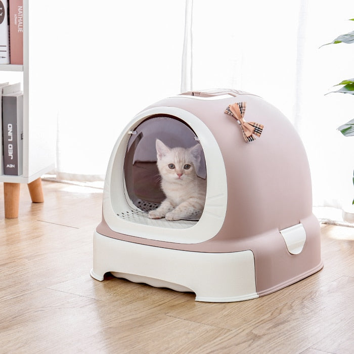 Lidded Cat Litter Box