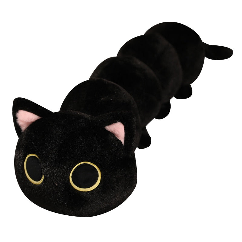 Long Black Cat Plush