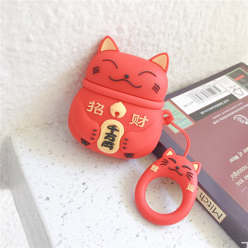 Lucky Cat Airpod Case