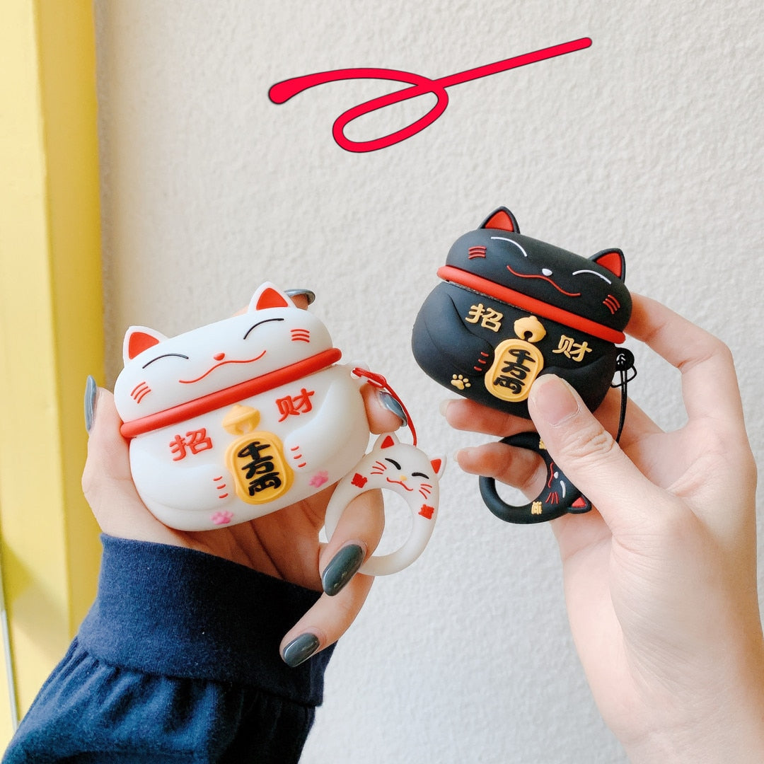 Lucky Cat Airpod Case