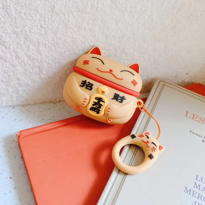 Lucky Cat Airpod Case