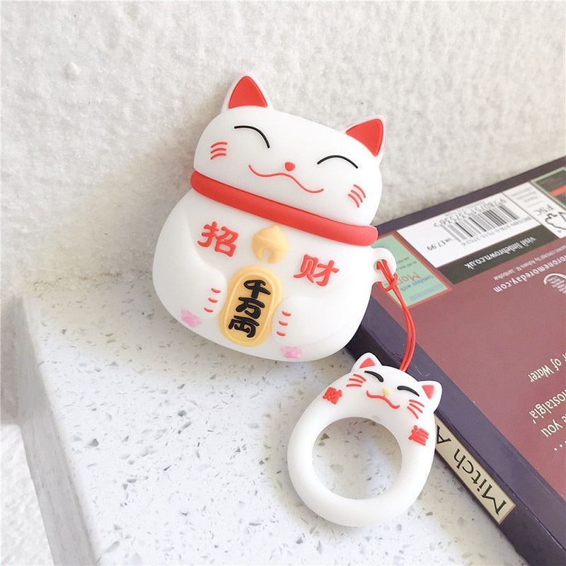 Lucky Cat Airpod Case