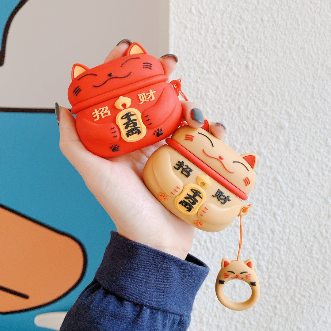 Lucky Cat Airpod Case