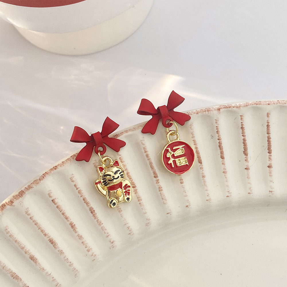 Lucky Cat Earrings