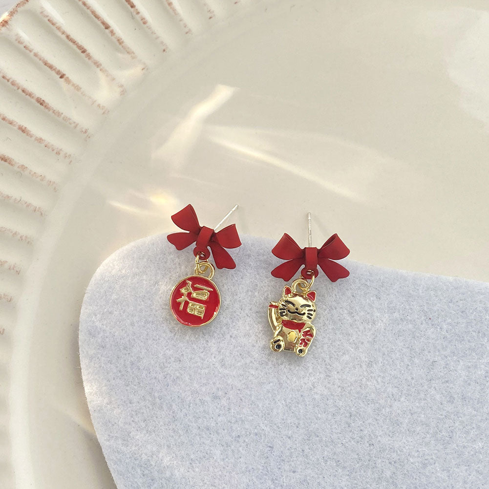 Lucky Cat Earrings