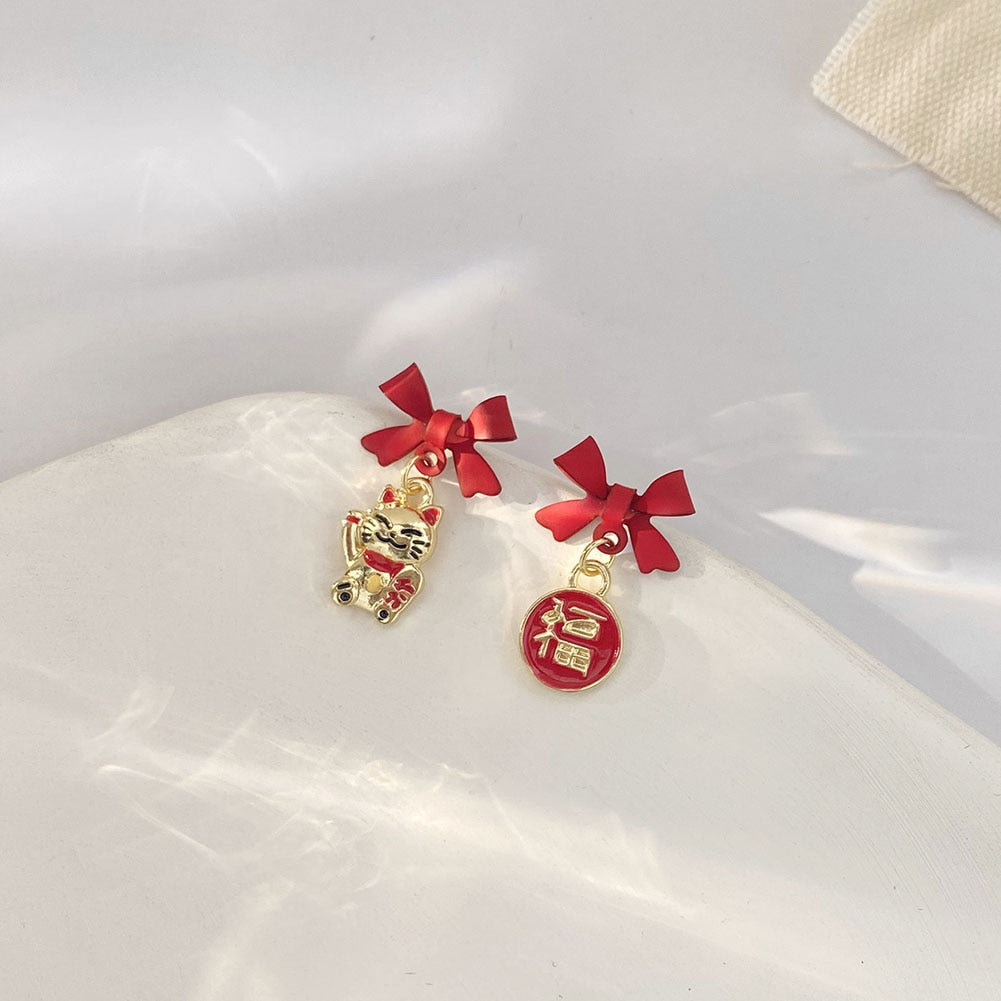 Lucky Cat Earrings