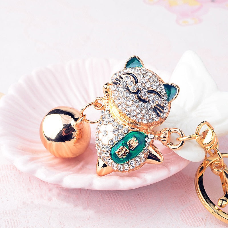Lucky Cat Keychain