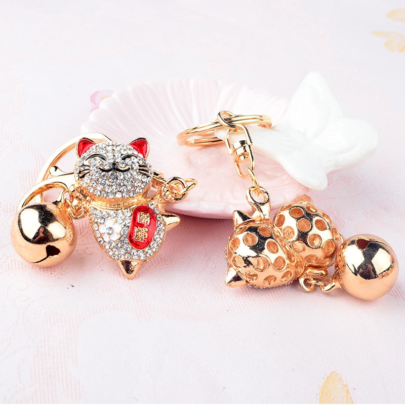 Lucky Cat Keychain