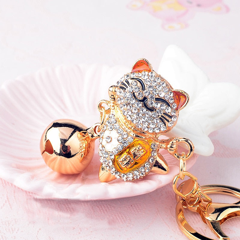 Lucky Cat Keychain