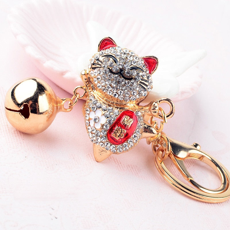 Lucky Cat Keychain