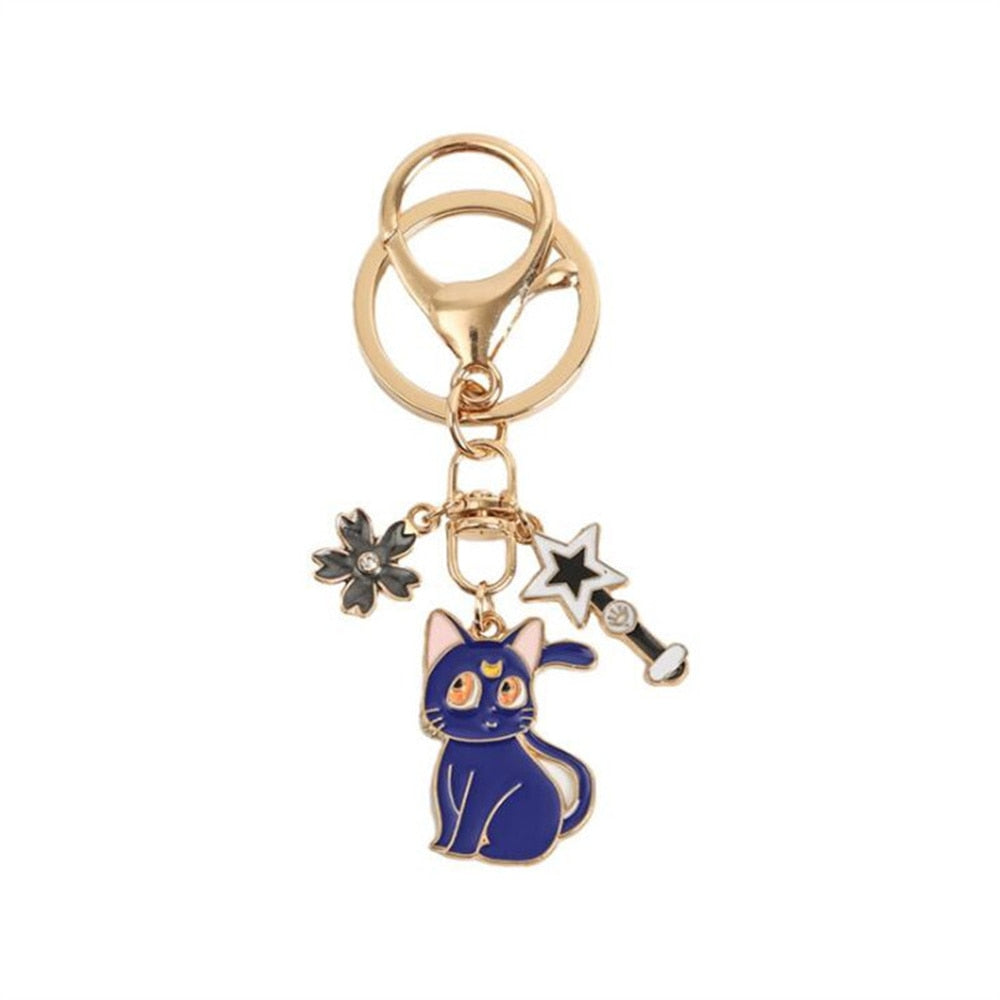 Luna Cat Keychain