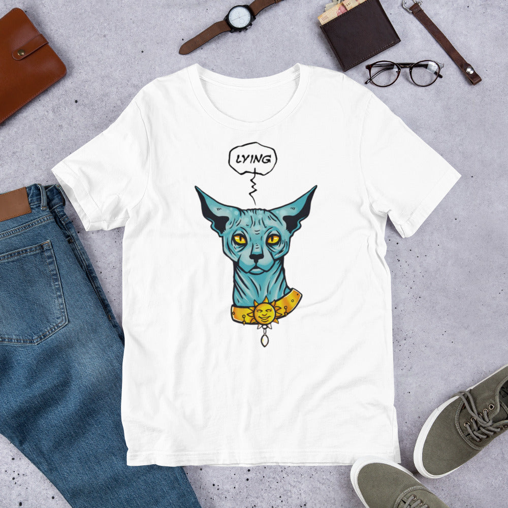Lying cat shirt
