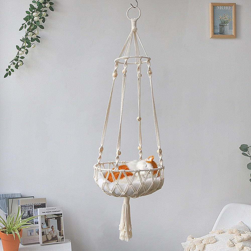 Macrame Cat Bed