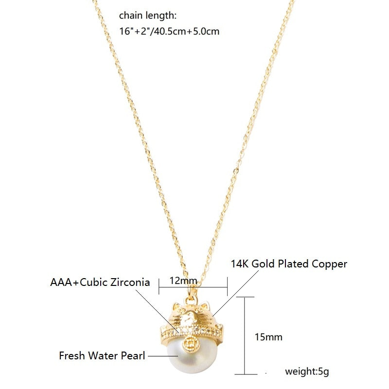 Maneki Neko Necklace