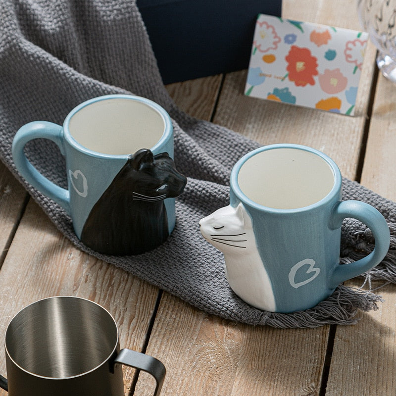 Matching Cat Mugs