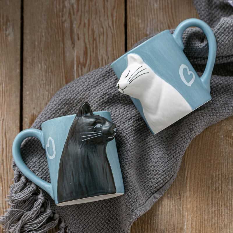 Matching Cat Mugs
