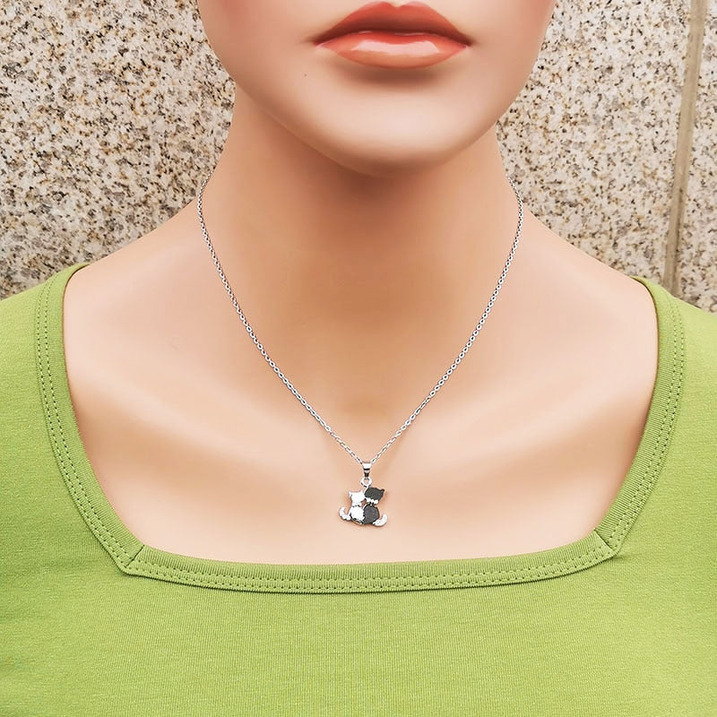 Matching Cat Necklaces