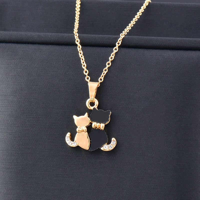 Matching Cat Necklaces