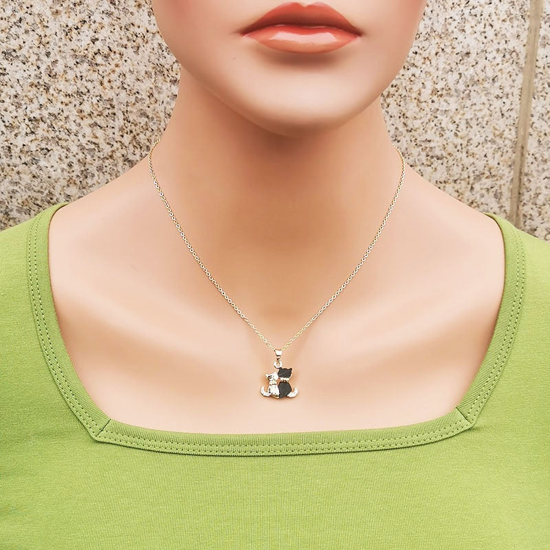 Matching Cat Necklaces