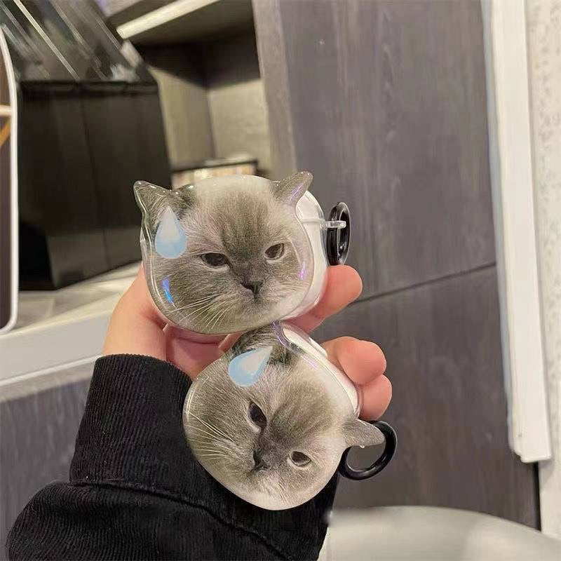 Meme Cat Airpod Case