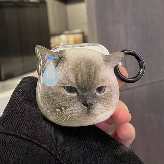 Meme Cat Airpod Case