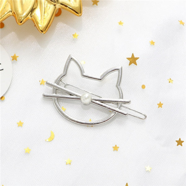 Metal Cat Hair Clip