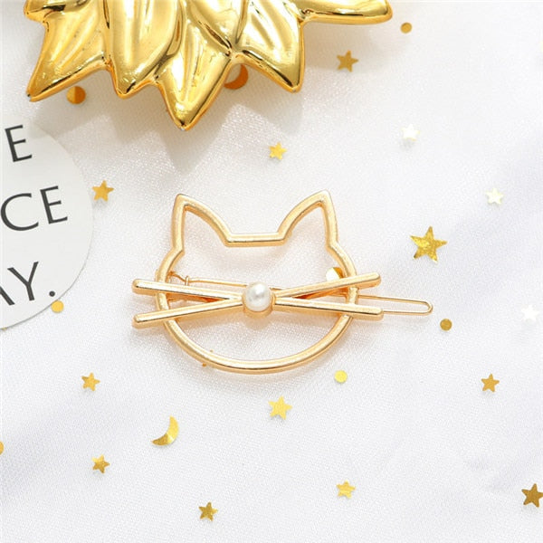 Metal Cat Hair Clip