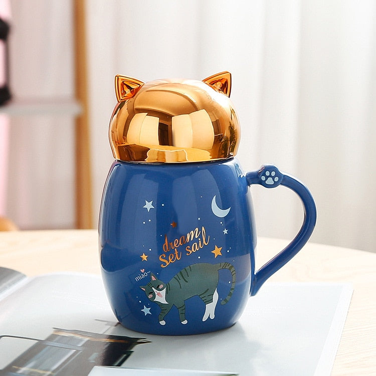 Midnight Cat Mug