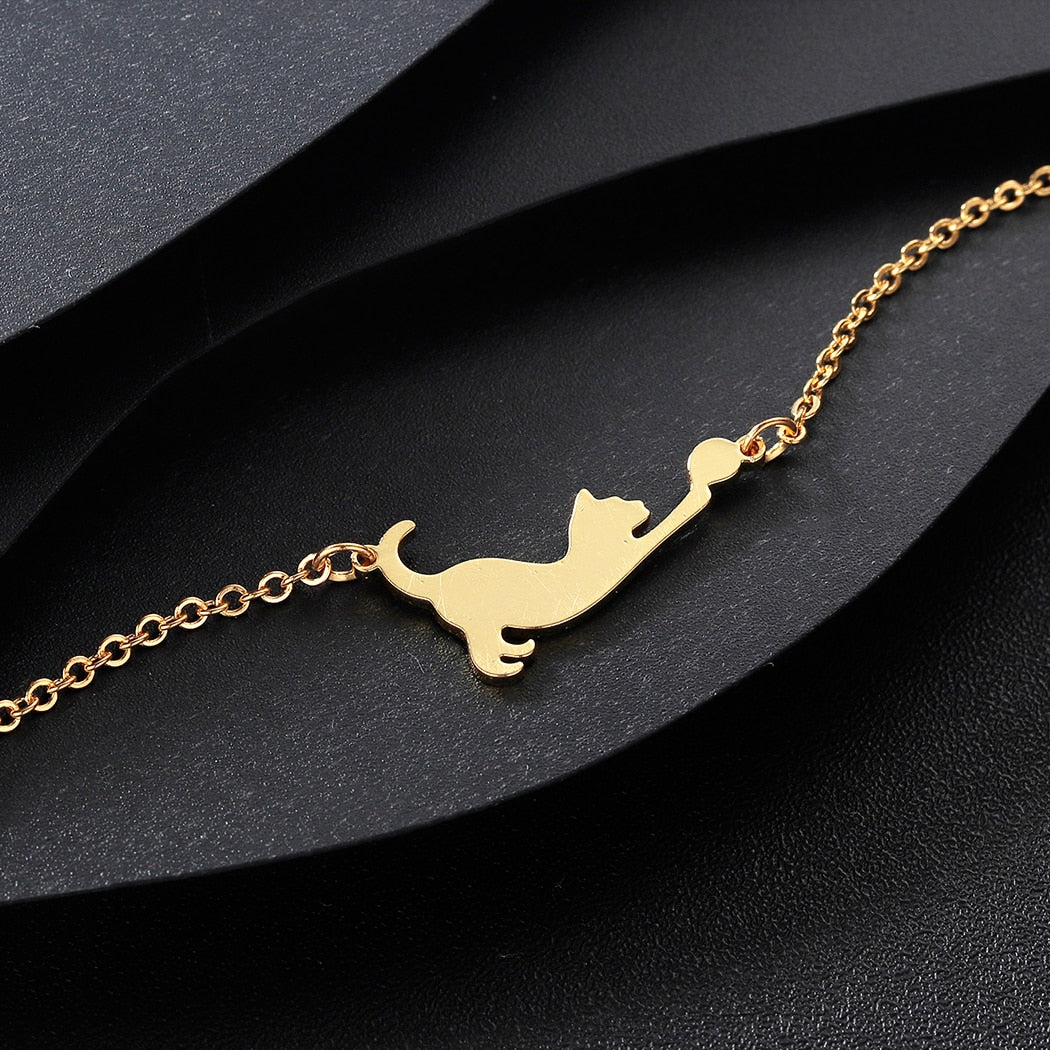 Minimalist Cat Bracelet