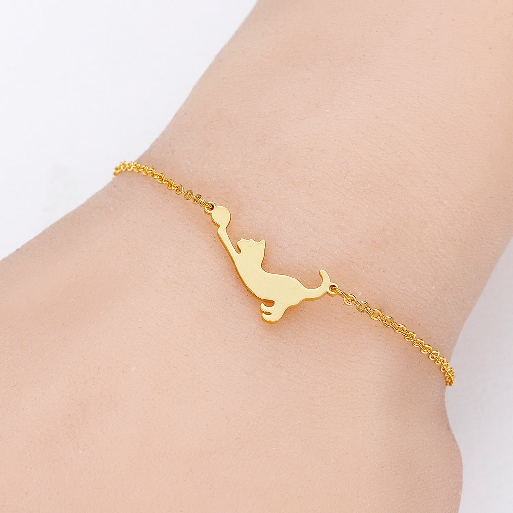 Minimalist Cat Bracelet