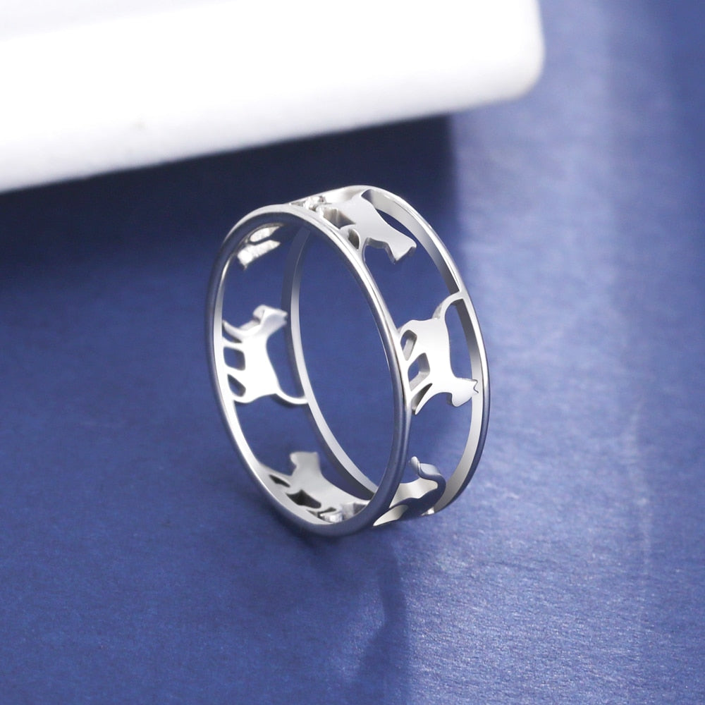 Minimalist Cat Ring