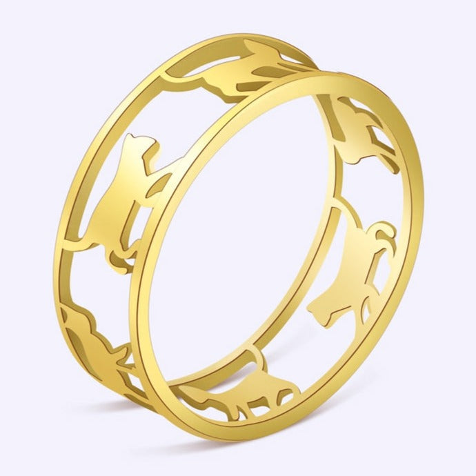 Minimalist Cat Ring