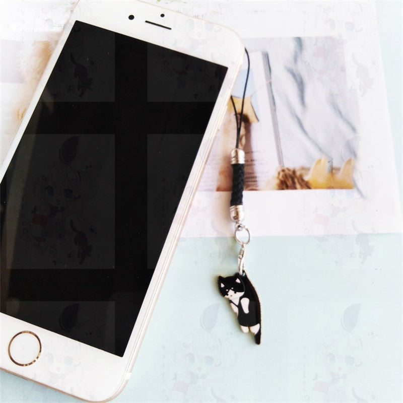Mobile Hanging Cat Keychain