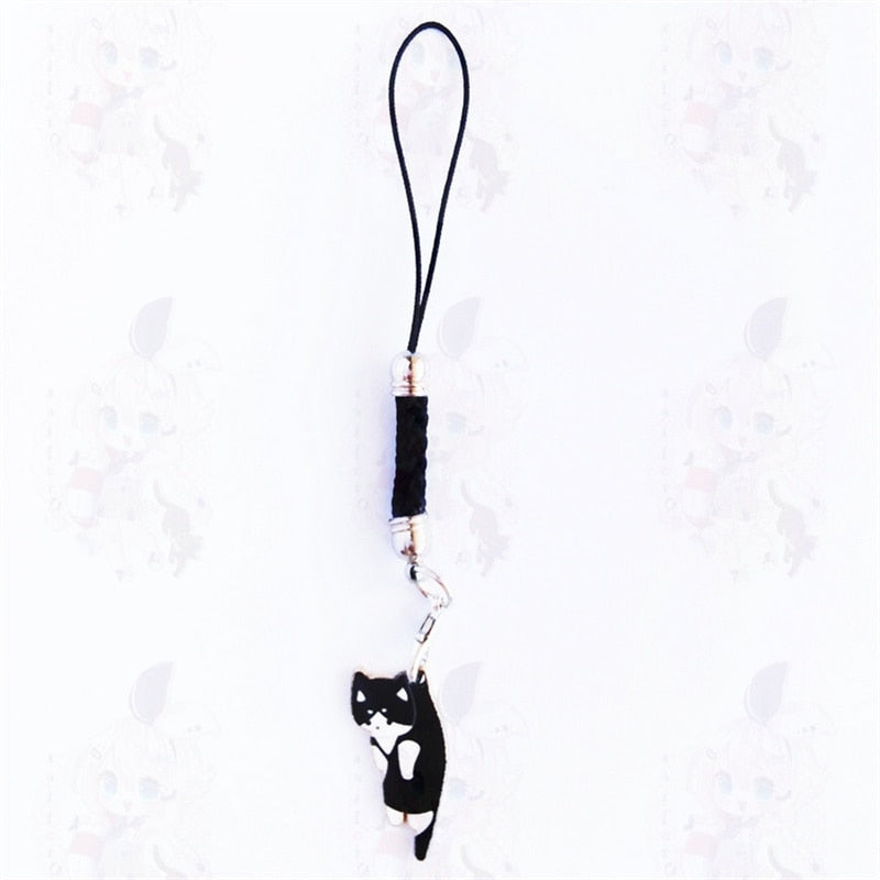 Mobile Hanging Cat Keychain