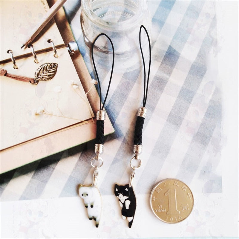 Mobile Hanging Cat Keychain