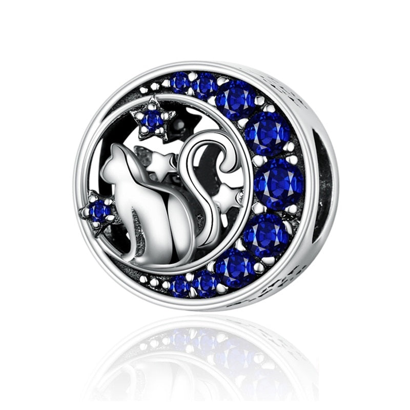 Moon and Cat Charm