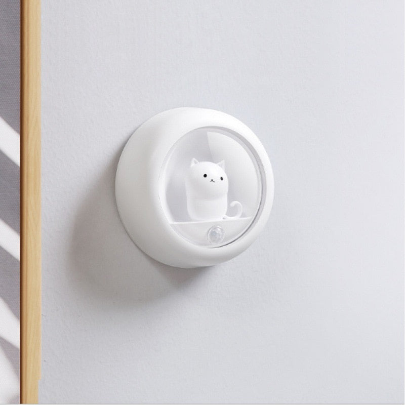 Motion Sensor Cat Night Light