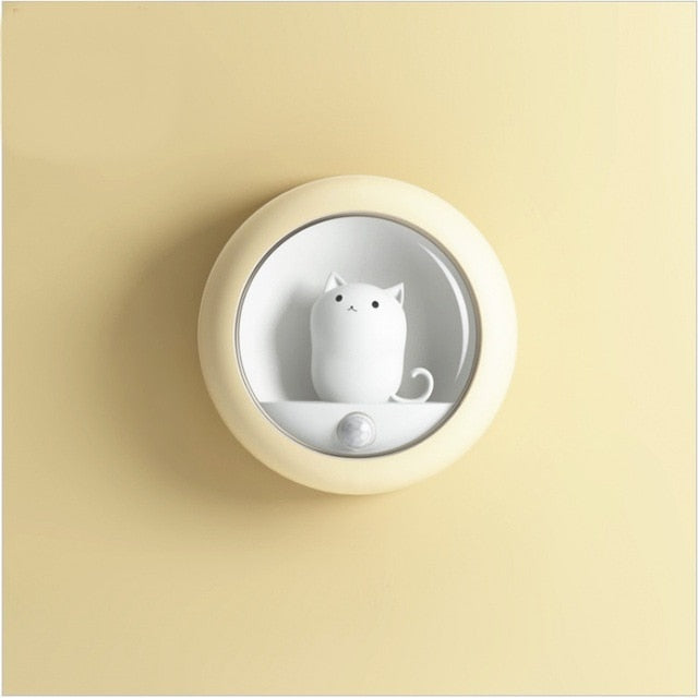 Motion Sensor Cat Night Light