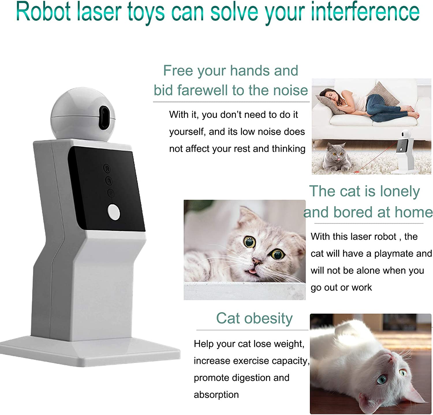 Moving Laser Cat Toy