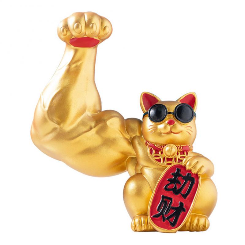 Muscle Lucky Cat