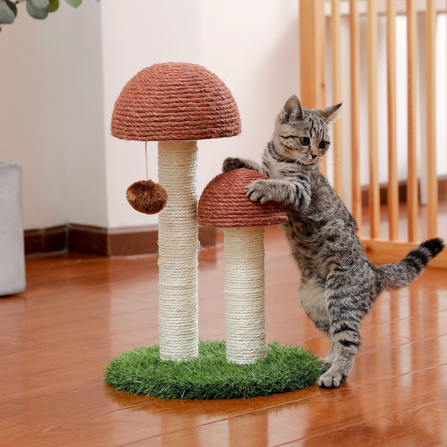 Mushroom Cat Scratching Post