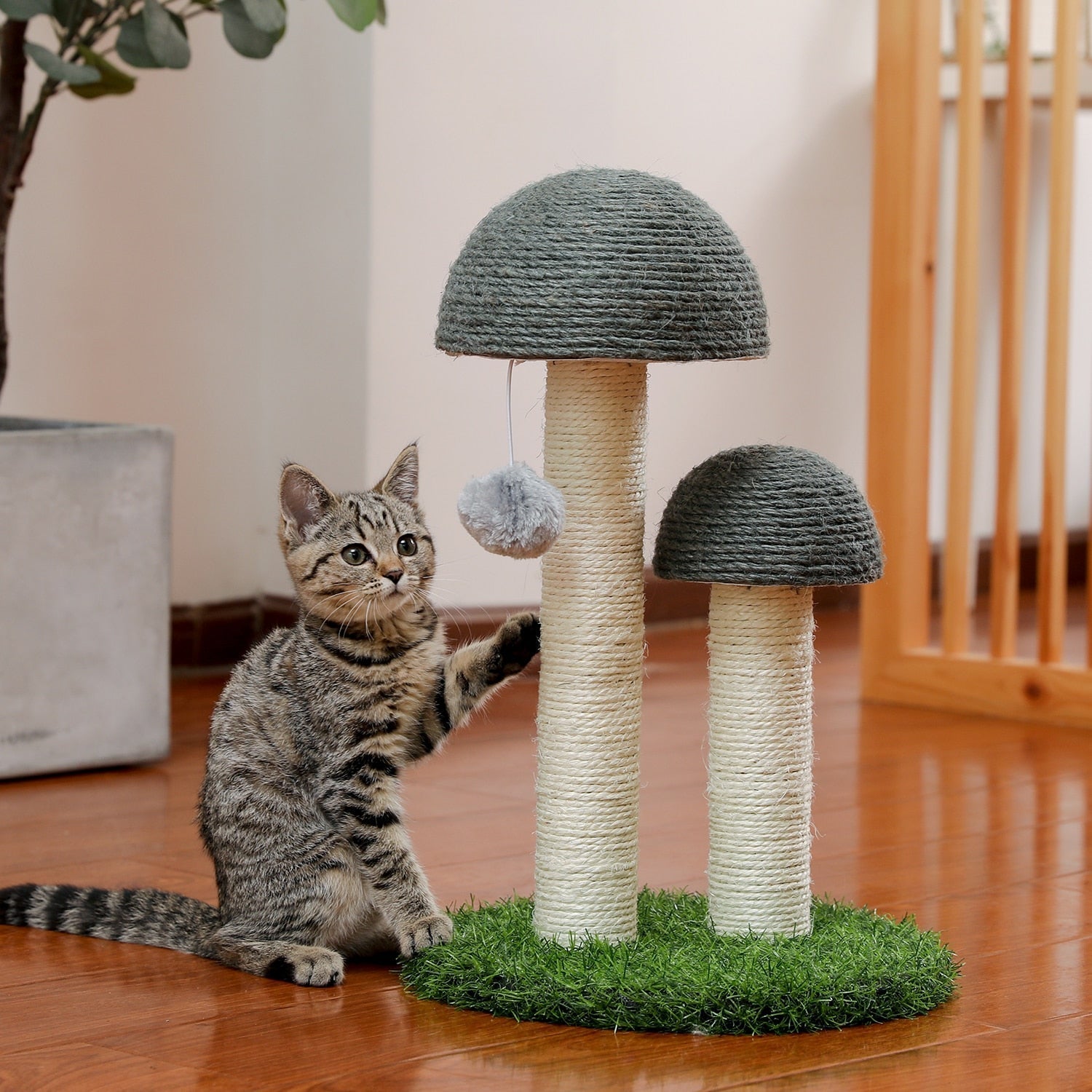 Mushroom Cat Scratching Post