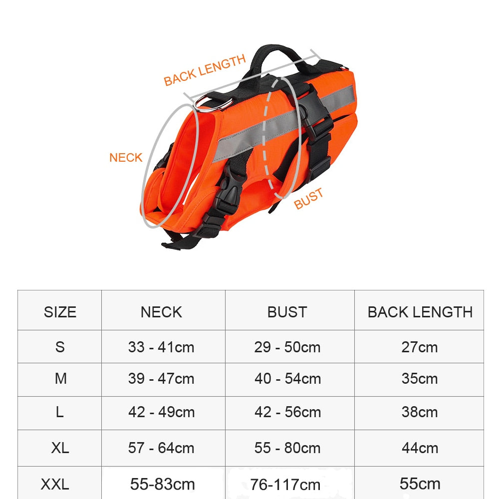 Orange Life Jackets for Cats